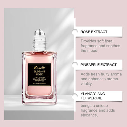 Rose Oil Perfume Mood Smooth Boosting Enhanced Couples Atmosphere Spread Charm Long Lasting Floral Pheromone Attraction Perfume