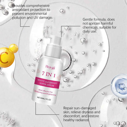 Hoygi Centella Face Skin Care Serum Brightening Skin Tone Reduce Spot and Dullness Smoothing Relief Dryness Hydrating Face Serum