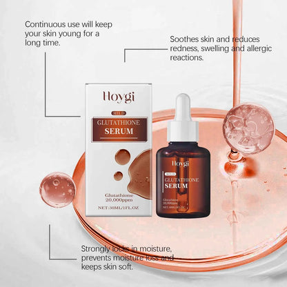 Hoygi 30ml Glutathione Facial Serum Brightening Skin Rejuvenation Moisturize Nourish Improve Skin Elasticity Firming Face Serum