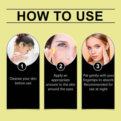 Hoygi 15g Retinol Eye Cream Smoothing Wrinkle Firming Repair Puffiness Moisturizing Eye Remove Dark Circles Eye Bags Care Cream