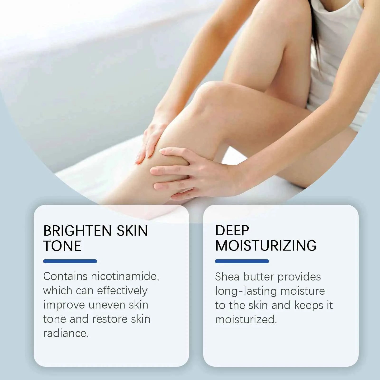 Oceaura Nicotinamide Whitening Skin Lotion Nourishing Moisturizing Fast Absorbed Non-greasy Brightening Tone Skin Care Lotion