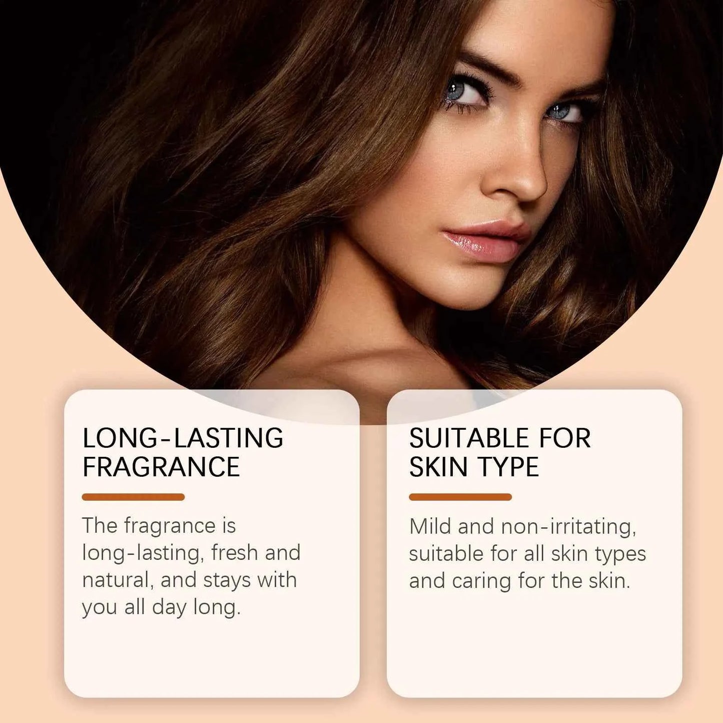 Roxelis Light Vanilla Coconut Perfume Fresh Light Fragrance Lasting Elegant Charming Women Fragrance Convenient Fresh Perfume