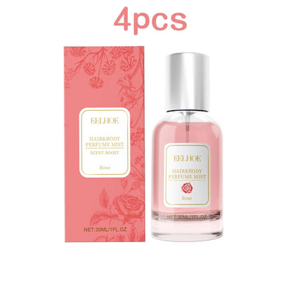 Eelhoe 30ml Rose Body Hair Perfume Spray Fresh Elegant Lasting Floral Fragrance Pheromone Flirting Dating Charming Perfume Spray