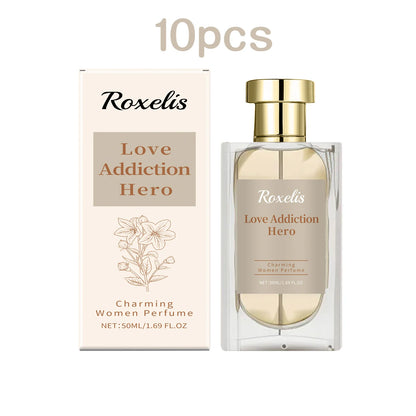 Roxelis 50ml Charming Women Perfume Long Lasting Floral Scent Dating Flirting Atmosphere Natural Fresh Glamour Body Mist Perfume