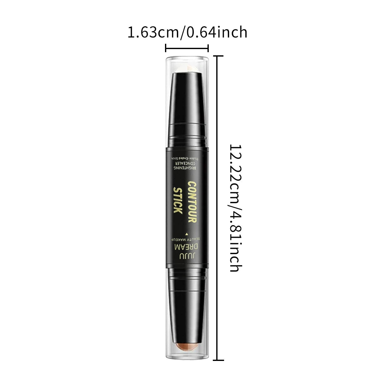 Dual-ended contour stick, facial foundation, concealer, long-lasting dark circles, correcting contour concealer, makeup - AMULET RING STORE
