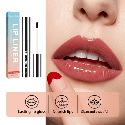 Eelhoe 5ml Peel Off Lip Liner Pen Waterproof Long Lasting Plump Lip Matte Velvet Gloss Nourish Sexy Contour Lips Make Up Pencil - AMULET RING STORE