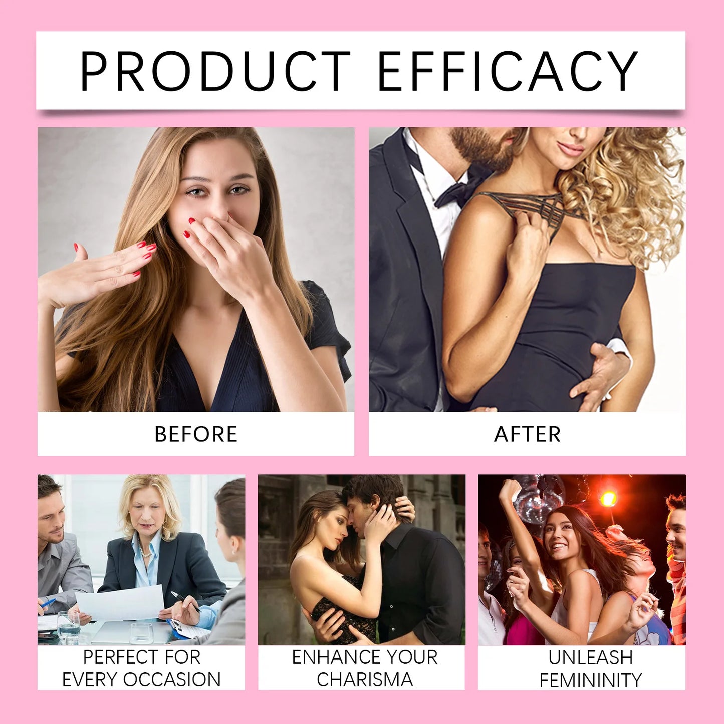 Roxelis 30ml Pheromone Perfume Roller Ball Long Lasting Peach Fragrance Oil Armpit Odor Remover Dating Scent Charming Perfume