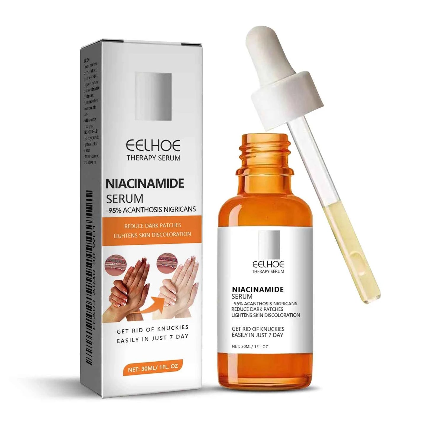 EELHOE Face Whitening Serum Reduce Dullness Brightening Skin Tone Moisturizing Enhance Skin Elasticity Body Skin Care Serum