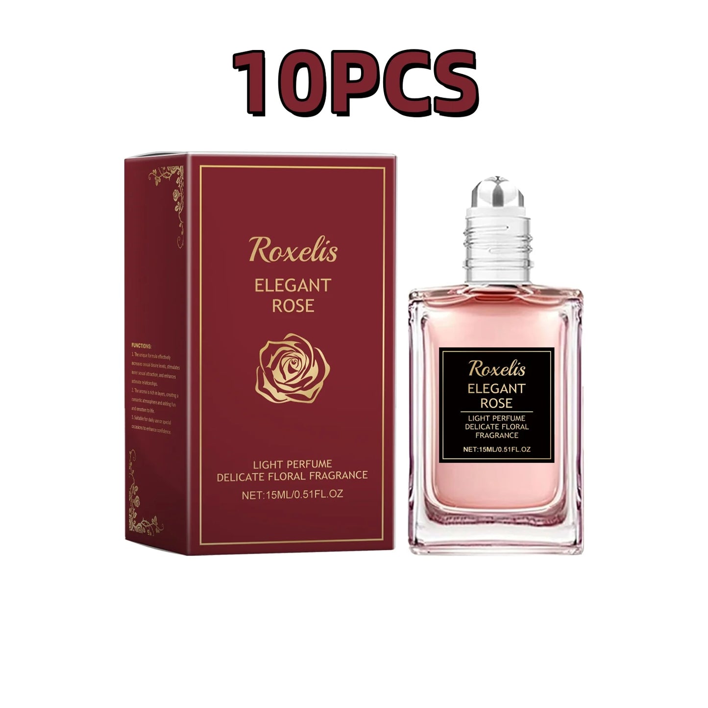 Rose Oil Perfume Mood Smooth Boosting Enhanced Couples Atmosphere Spread Charm Long Lasting Floral Pheromone Attraction Perfume