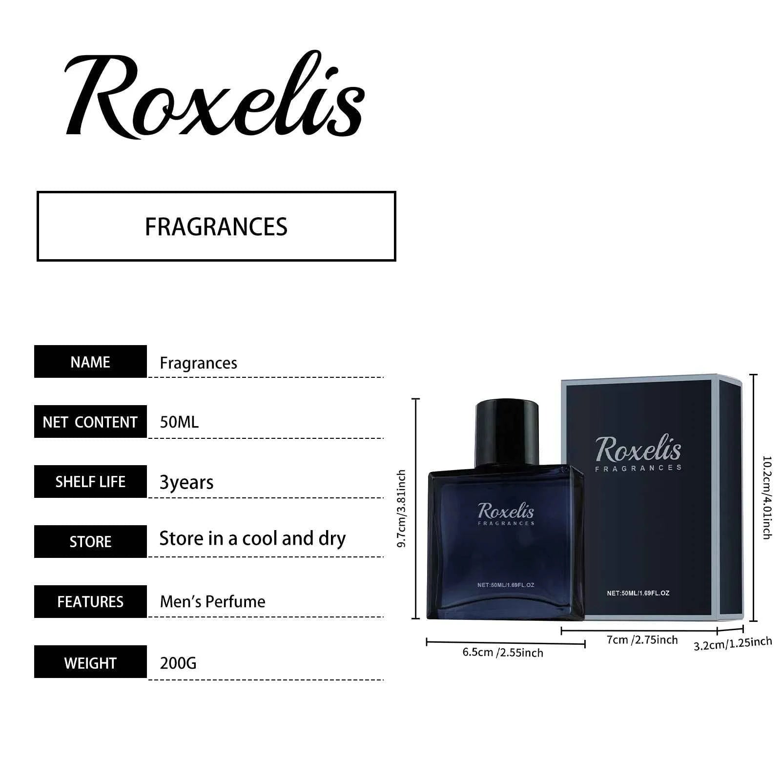Roxelis Charming Perfume For Men Natural Fresh Lasting Release The Charm Of Men The Dating Atmosphere Confidence Boost Perfume