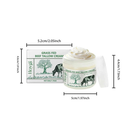 Hoygi Natural Beef Tallow Balm Lasting Moisturizing Improve Skin Texture Enhance Elasticity Smoothing Softening Face Skin Cream
