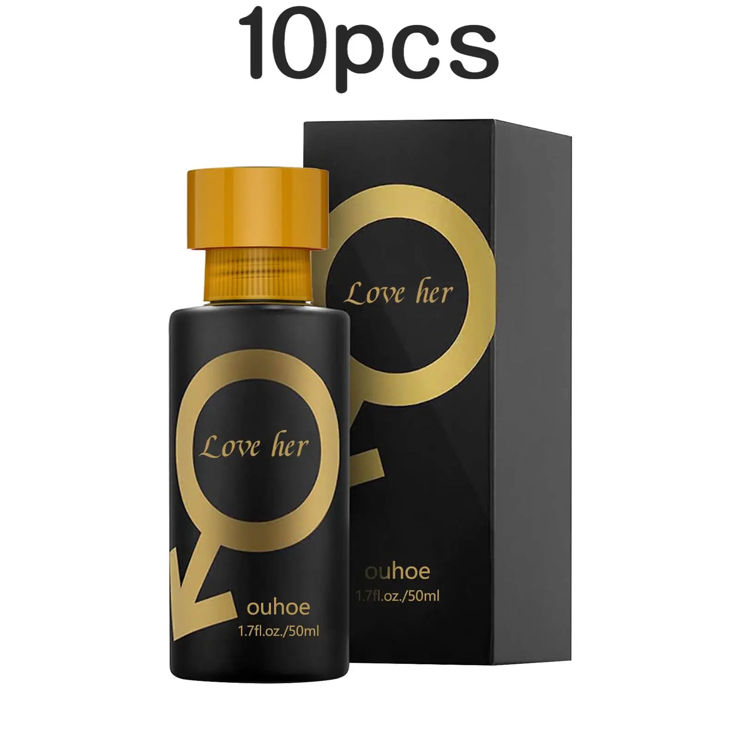 Ouhoe 50ml Pheromone Perfume Love Her Long Lasting Fragrance Refreshing Body Flirting Dating Deodorant Charming Perfume Spray