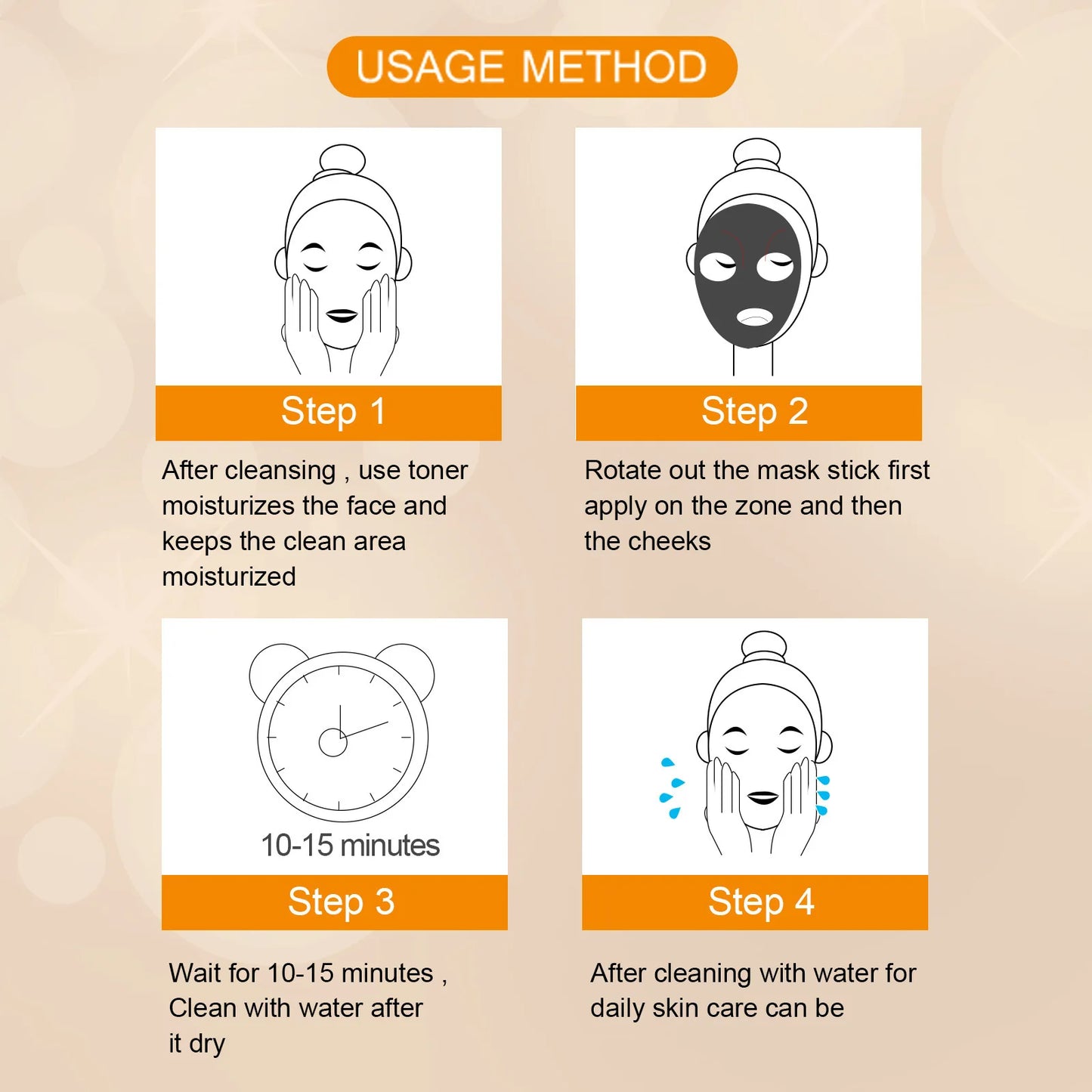 Eelhoe 40g Green Tea Cleansing Solid Face Mask Stick Acne Treatment Oil Control Moisture Remove Blackhead Clean Pores Face Mask - AMULET RING STORE