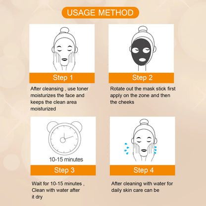 Eelhoe 40g Green Tea Cleansing Solid Face Mask Stick Acne Treatment Oil Control Moisture Remove Blackhead Clean Pores Face Mask - AMULET RING STORE
