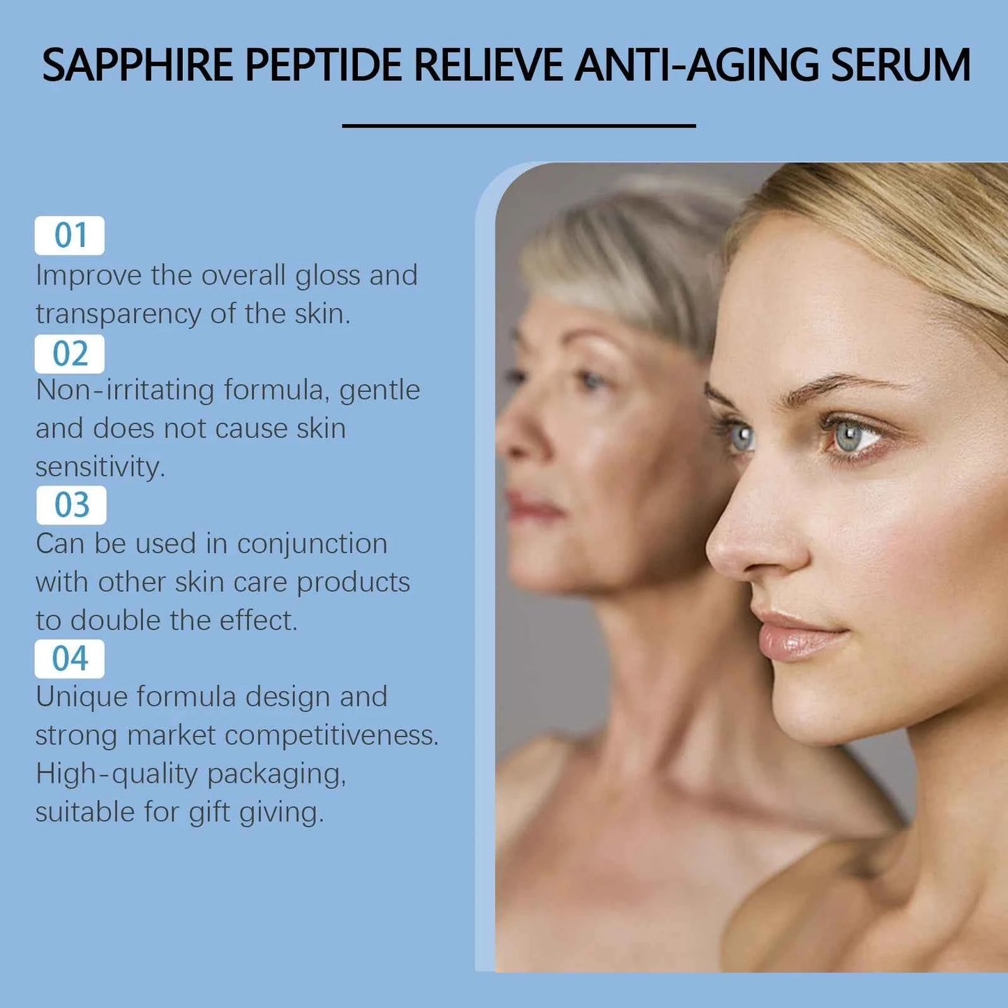 West&Month 30ml Remove Wrinkles Facial Serum Lift Firming Fine Lines Anti Wrinkle Moisturizing Skin Care Tighten Face Serum