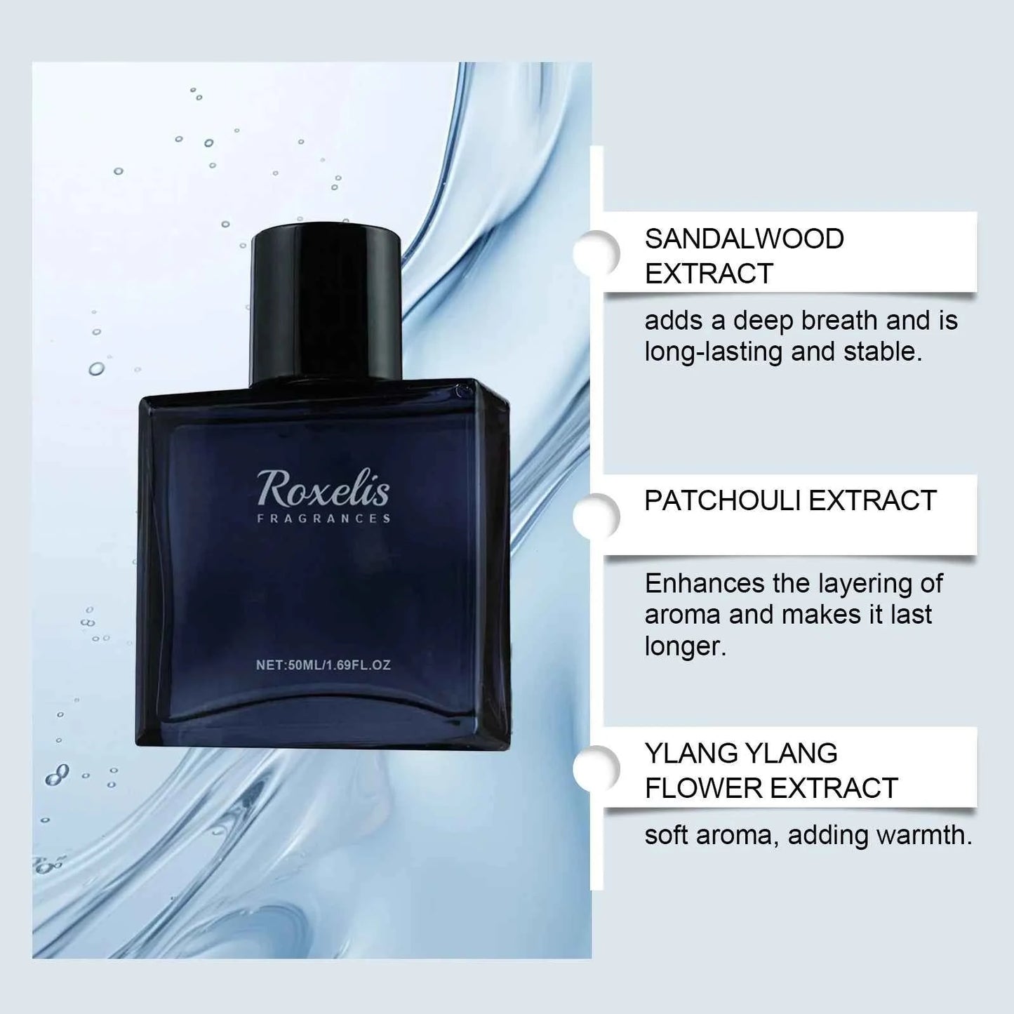 Roxelis Charming Perfume For Men Natural Fresh Lasting Release The Charm Of Men The Dating Atmosphere Confidence Boost Perfume