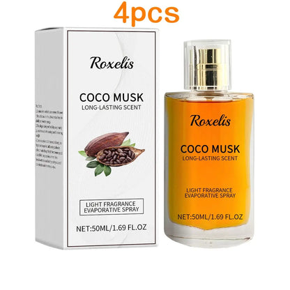 Roxelis 50ml Coco Musk Perfume Charming Cologne Lasting Pheromone Fragrance Freshing Dating Atmosphere Flirting Attract Perfume