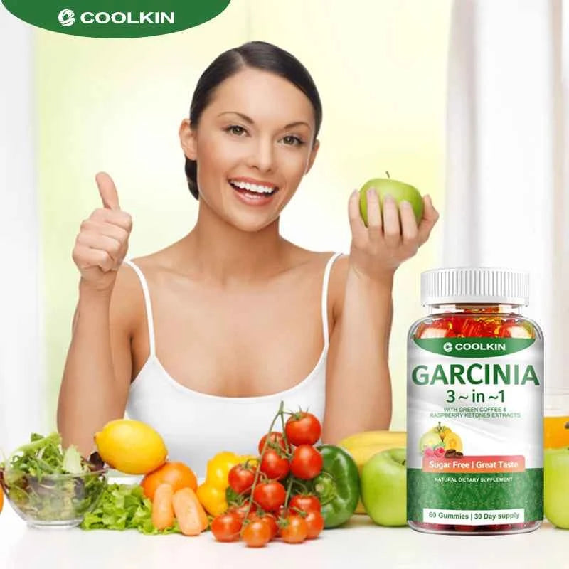 Garcinia Cambogia - Fat Burner, Cellulite, Weight Management, Appetite Suppressant - 60 Gummies