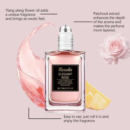 Rose Oil Perfume Mood Smooth Boosting Enhanced Couples Atmosphere Spread Charm Long Lasting Floral Pheromone Attraction Perfume