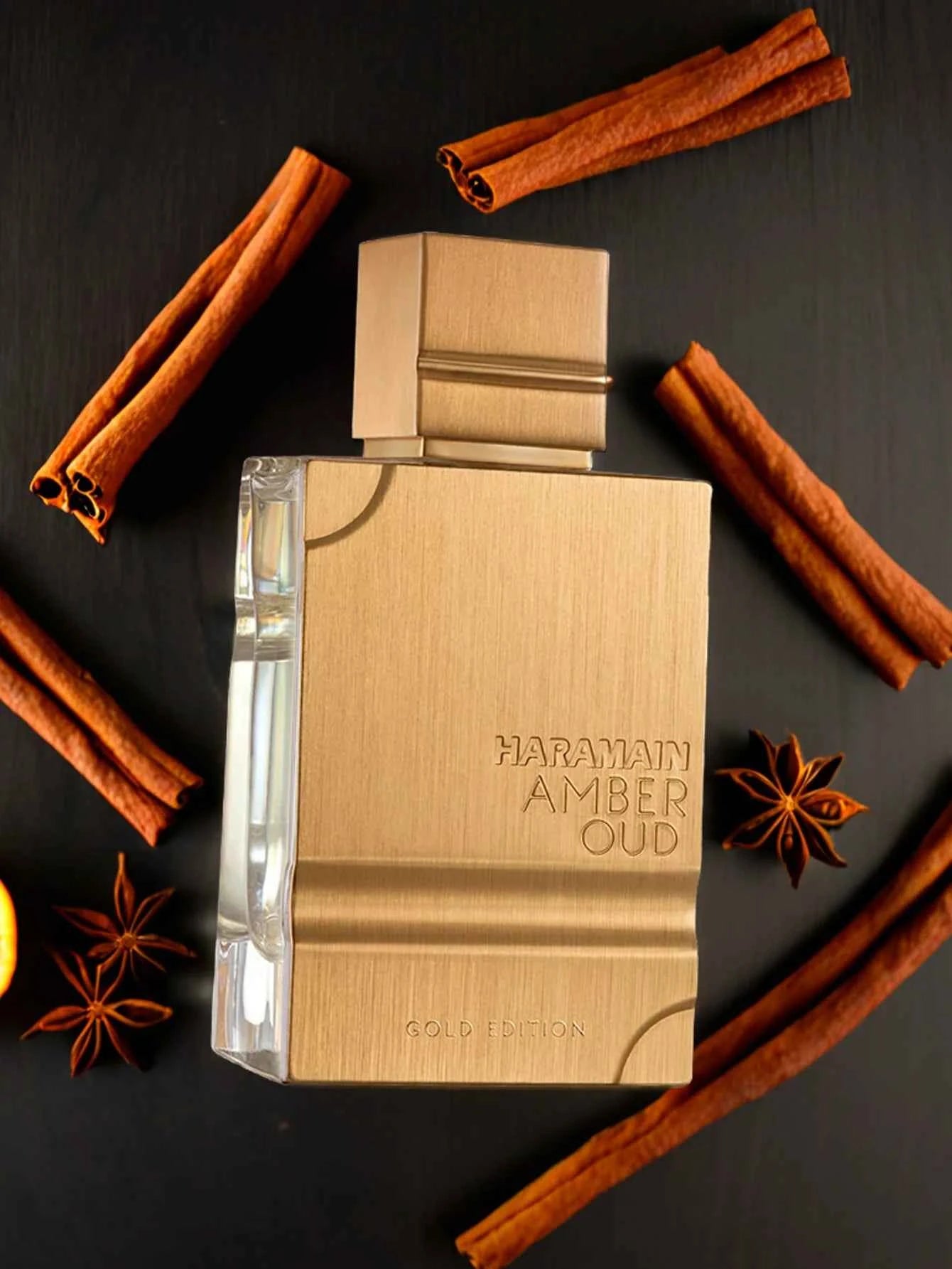 Haramain gold edition -Luxury Amber & Oud Perfume – Perfume Duradero con Notas Amaderadas y Florales