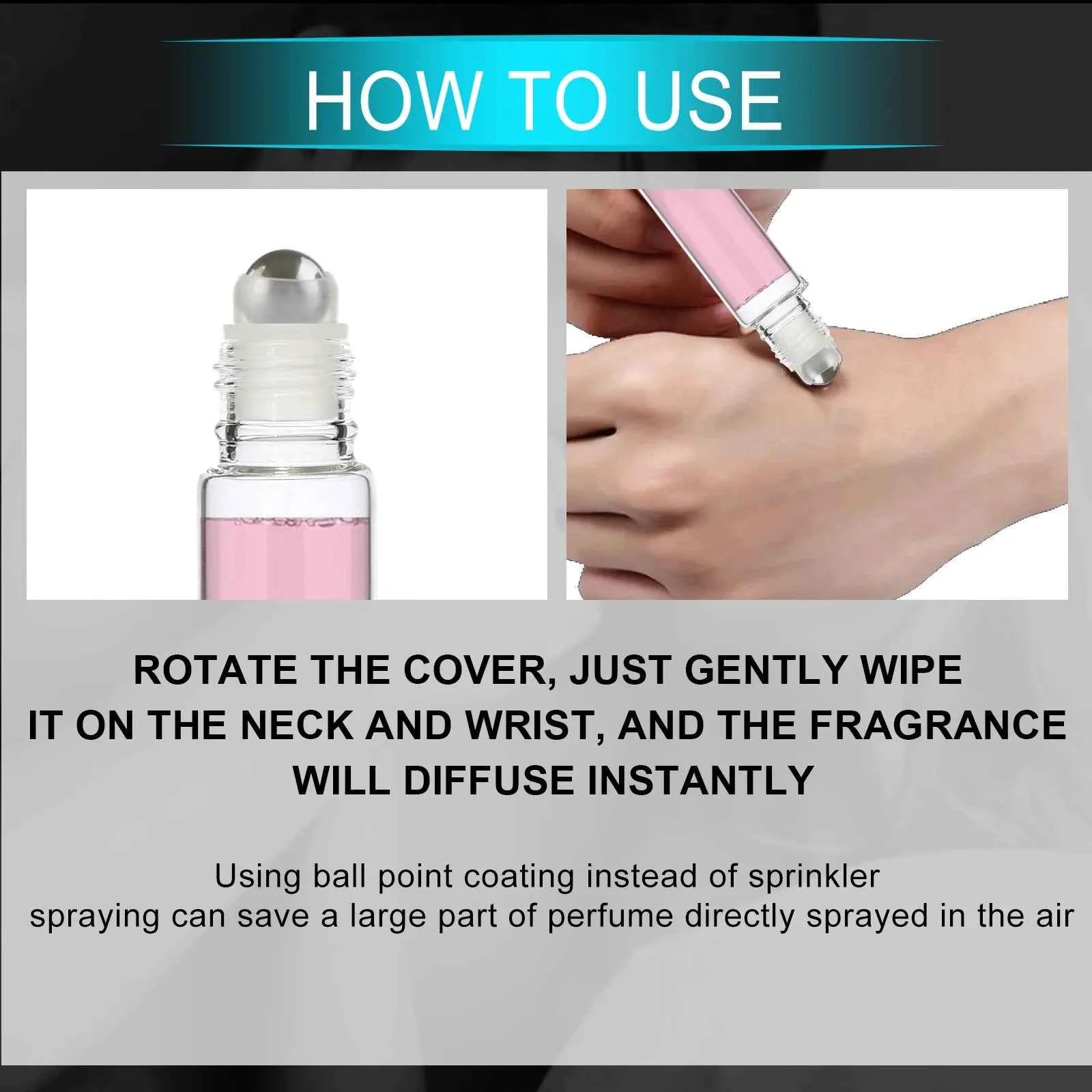 North Moon 10ml Pheromone Perfume Roller Ball Flirt Seduction Charming Atmosphere Lasting Fragrance Dating Romantic Perfume