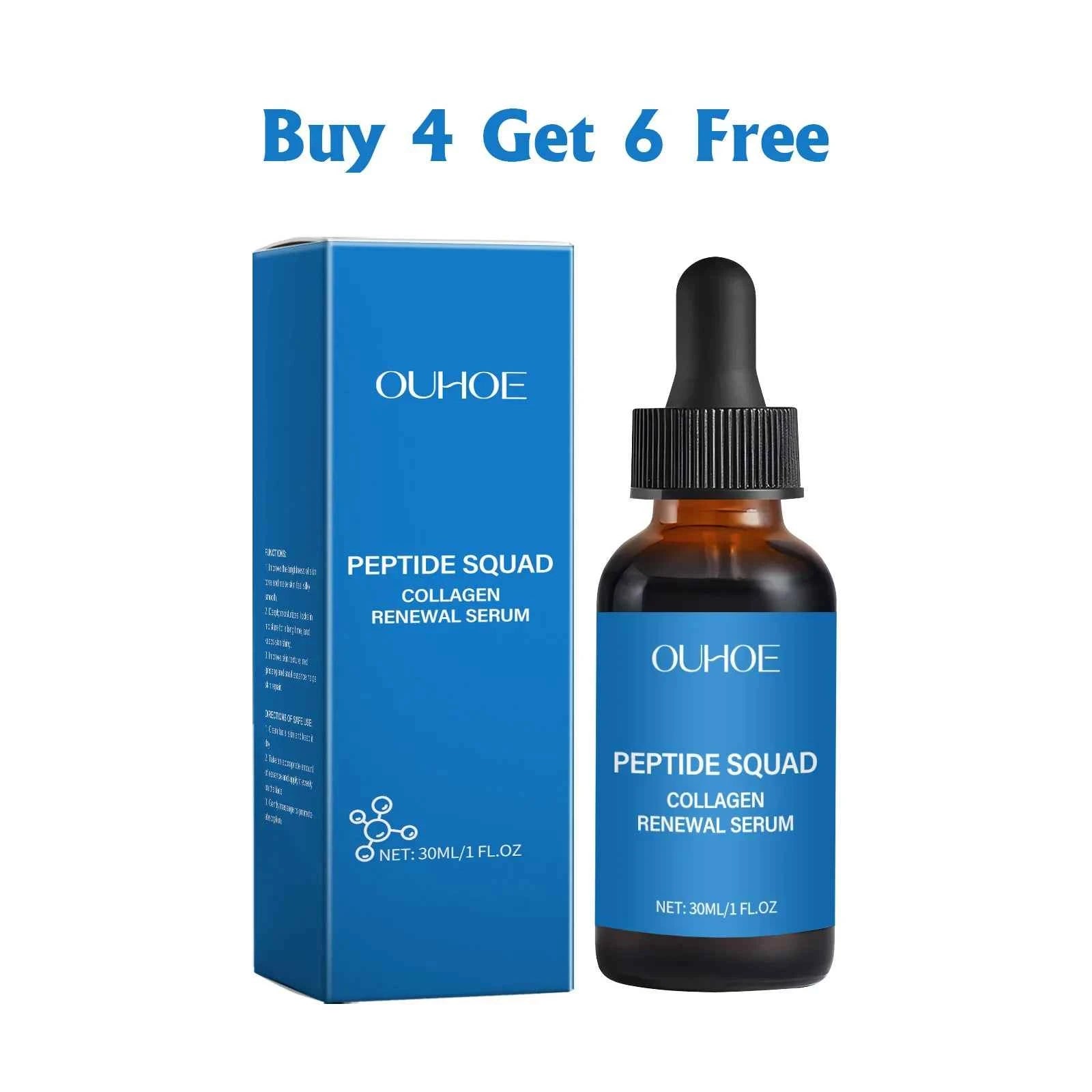 Ouhoe Collagen Polypeptide Essence Liquid Can Lift And Nourish Skin Fade Fine Lines Moisturize Firm Skin for All Skin Types