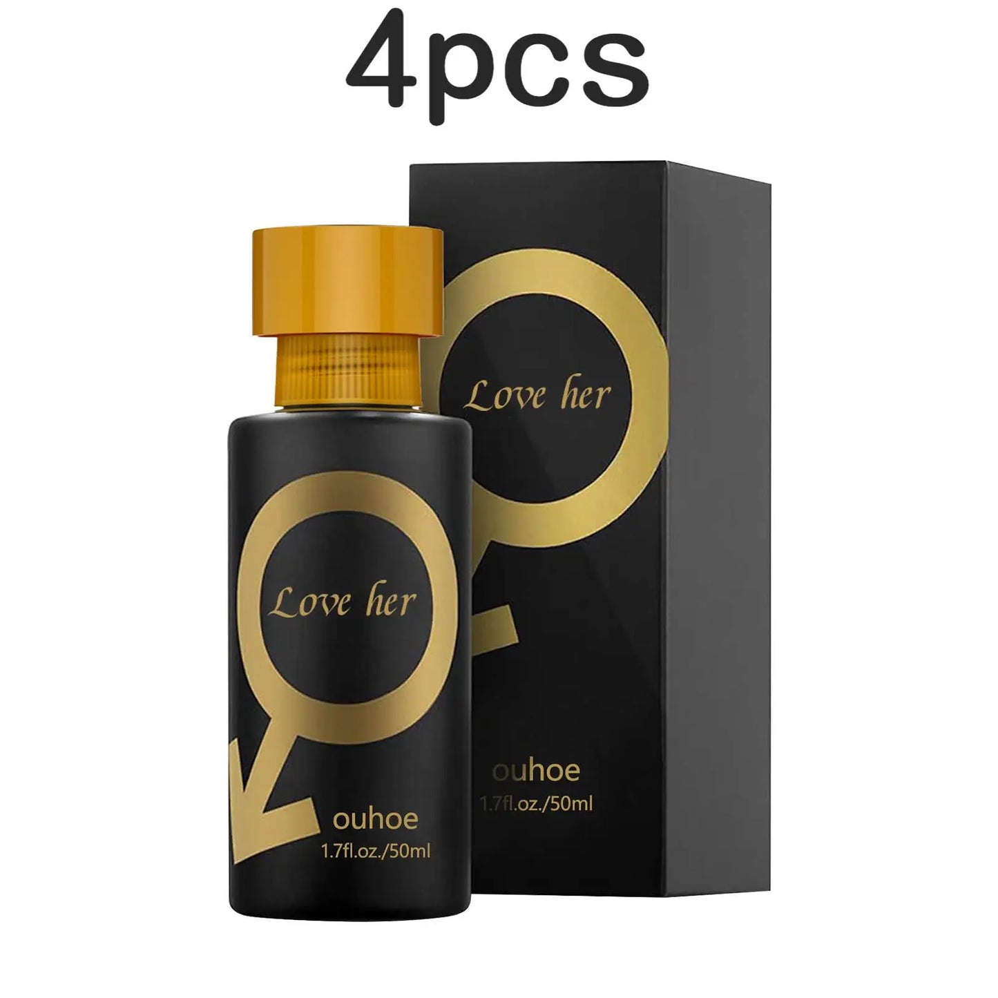 Ouhoe 50ml Pheromone Perfume Love Her Long Lasting Fragrance Refreshing Body Flirting Dating Deodorant Charming Perfume Spray