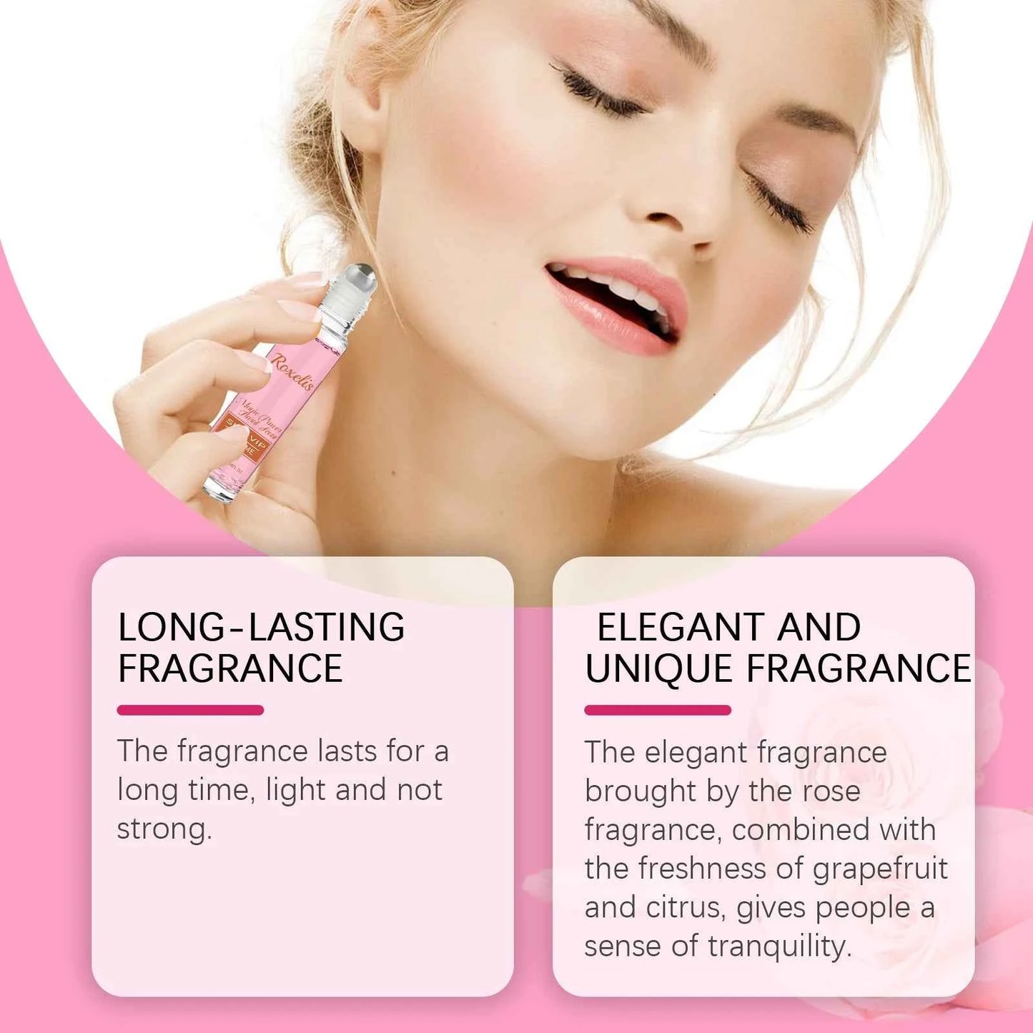 Roxelis Ball Floral Perfume Last Fragrance Portable Perfume Charming Charm Perfume Pheromone Fragrance Perfume Charm Fragrance