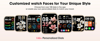 Karchilor 2025 Smartwatch, 1.85 High-Definition Large Screen, Women'S Fitness Tracker, Men'S Ip68 Waterproof, Sports Watch