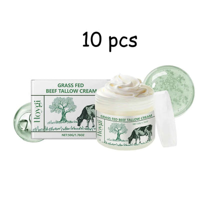 Hoygi Natural Beef Tallow Balm Lasting Moisturizing Improve Skin Texture Enhance Elasticity Smoothing Softening Face Skin Cream