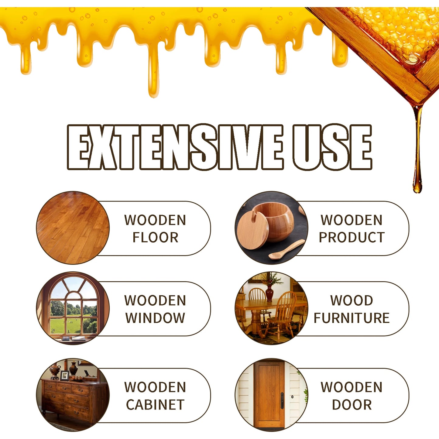 Natural Essential Oil Wax Dilute Wood Floor Scratches Beeswax Gentle Care Furniture Anti-Mildew & Moisture-proof Wooden Wax - AMULET RING STORE