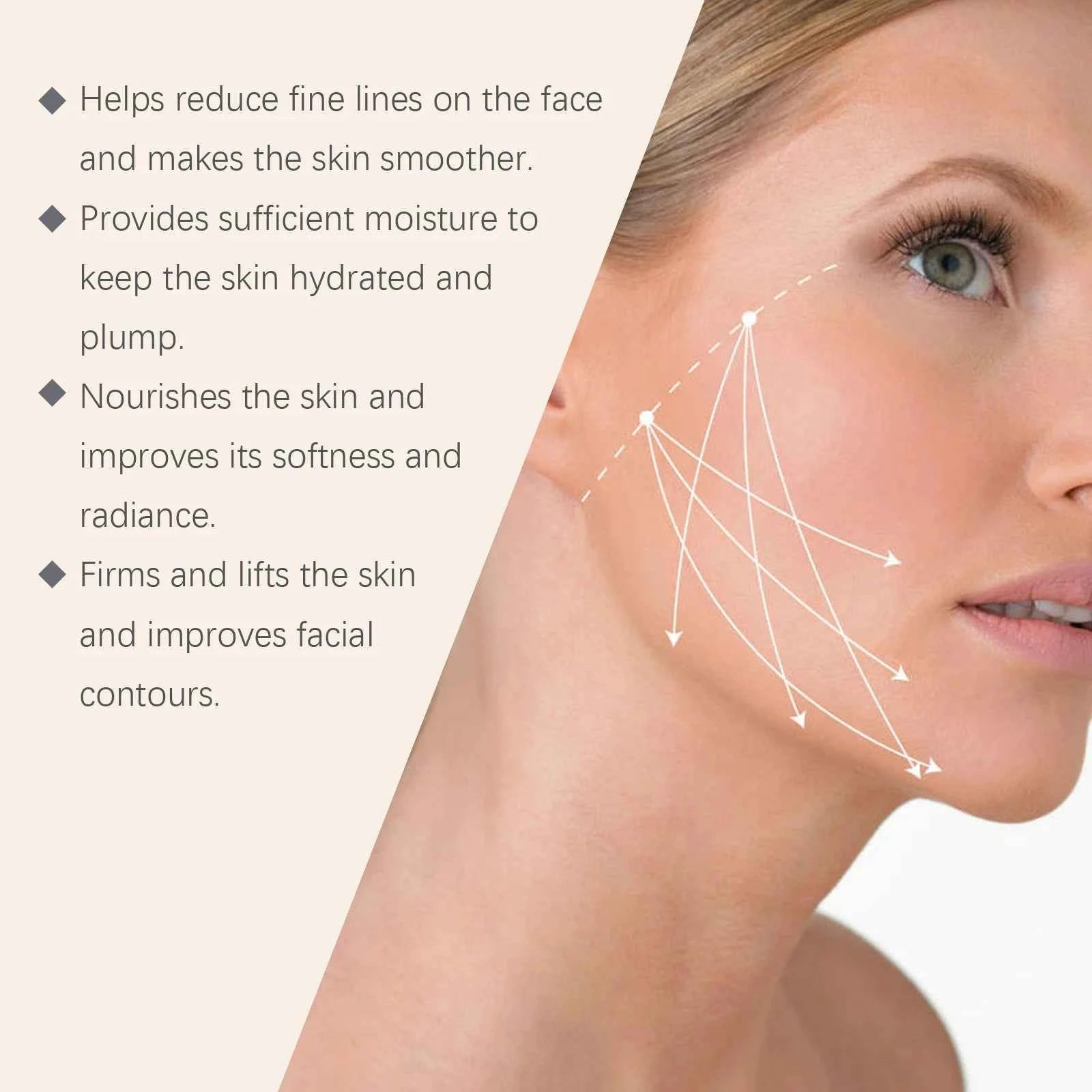 Turmeric Vitamin C Face Cream Anti Aging Skin Tighten Reduce Wrinkles Fine Lines Hydrate Nourish Skin Gentle Moisturizing Cream