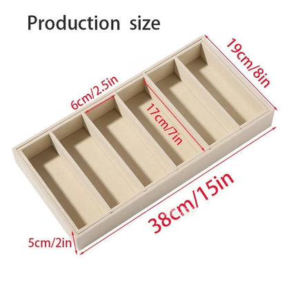 Fashion Glasses Cases Beige 10 Grids Sunglasses Display Box Sunglasses Display Glasses Display Props Jewelry Organizer Tray - AMULET RING STORE