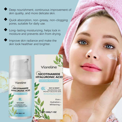 Viareline 30g Moisturizing Face Care Cream Series Hydrating Brighten Skin Tone Firm Wrinkles Repair Dullness Tender Facial Cream
