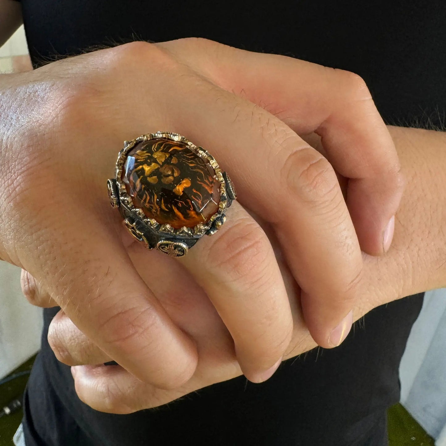 Animal Kingdom The King Lion Head Ring