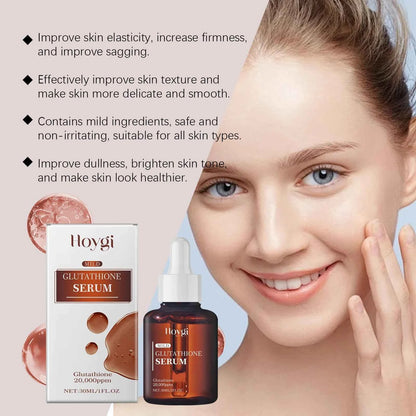 Hoygi 30ml Glutathione Facial Serum Brightening Skin Rejuvenation Moisturize Nourish Improve Skin Elasticity Firming Face Serum