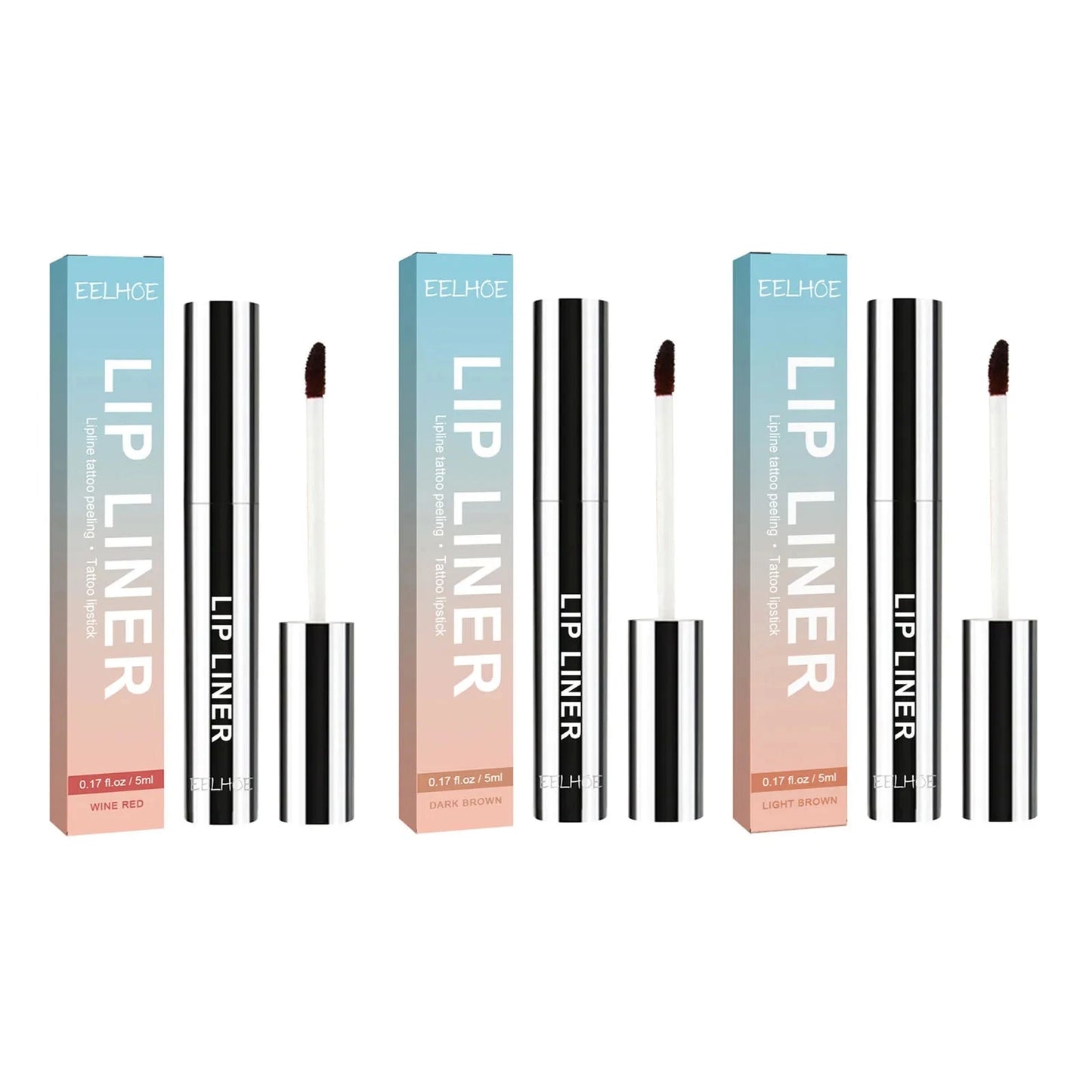 Eelhoe 5ml Peel Off Lip Liner Pen Waterproof Long Lasting Plump Lip Matte Velvet Gloss Nourish Sexy Contour Lips Make Up Pencil - AMULET RING STORE