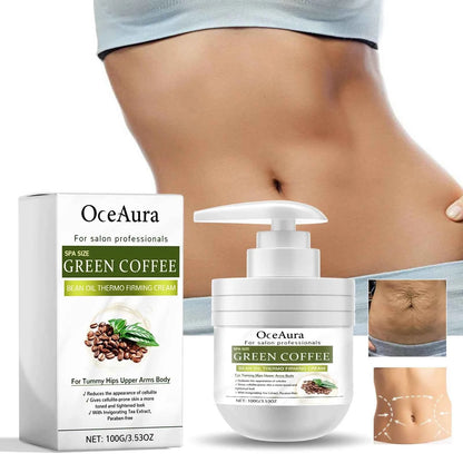 100g Oceaura Green Coffee Soybean Oil Firm Body Cream Shrink Pores Remove Acne Pimples Moisturize Nourish Massage Body Lotion