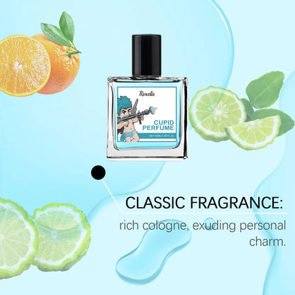 Roxelis 50ml Cupid Glamour Perfume Men Pheromone Fragrance Long Lasting Gentlemen Festival Couple Gifts Cologne Charming Perfume