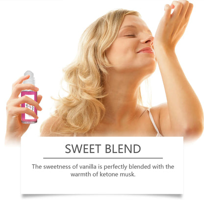 Roxelis 30ml Pheromone Perfume Roller Ball Long Lasting Peach Fragrance Oil Armpit Odor Remover Dating Scent Charming Perfume