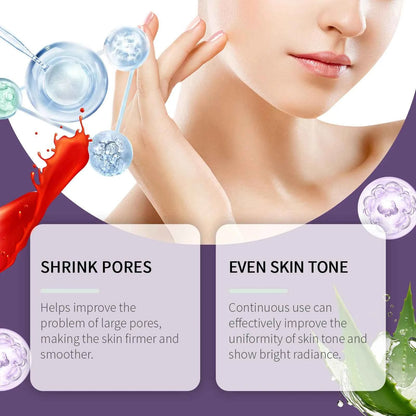 Ouhoe Niacinamide Serum Face Cleanser Brighten Skin Acne Removal Whitening Clean Pores Keratins Remove Moisturizing Skin Care