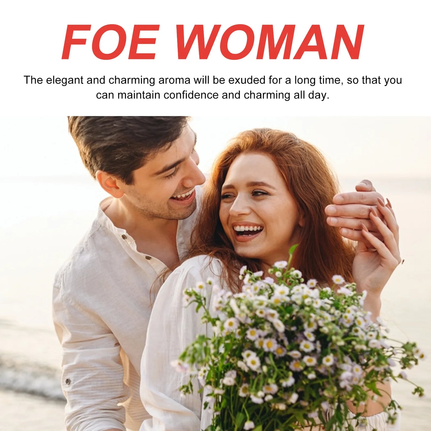 Roxelis 30ml Jasmine Pheromone Perfume Long Lasting Scent Sexy Floral Daily Dating Attracting Flirting Mist Body Aroma Perfume