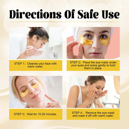 Hoygi Retinol Eyes Mask Moisturizing Remove Dark Circle Fade Fine Line Anti-aging Firming Lifting Smoothing Eye Skin Care Mask