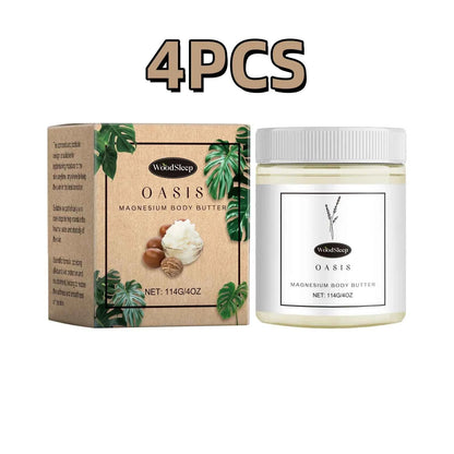 Woodsleep 114g Shea Butter Soothe Body Cream Moisturizer Hydrate Skin Repair Skin Barrier Massage Body Smooth Magnesium Lotion