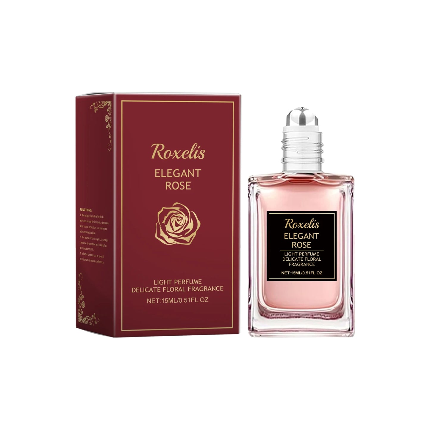 Rose Oil Perfume Mood Smooth Boosting Enhanced Couples Atmosphere Spread Charm Long Lasting Floral Pheromone Attraction Perfume