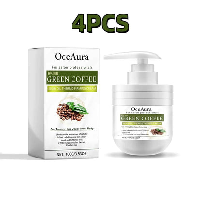 100g Oceaura Green Coffee Soybean Oil Firm Body Cream Shrink Pores Remove Acne Pimples Moisturize Nourish Massage Body Lotion