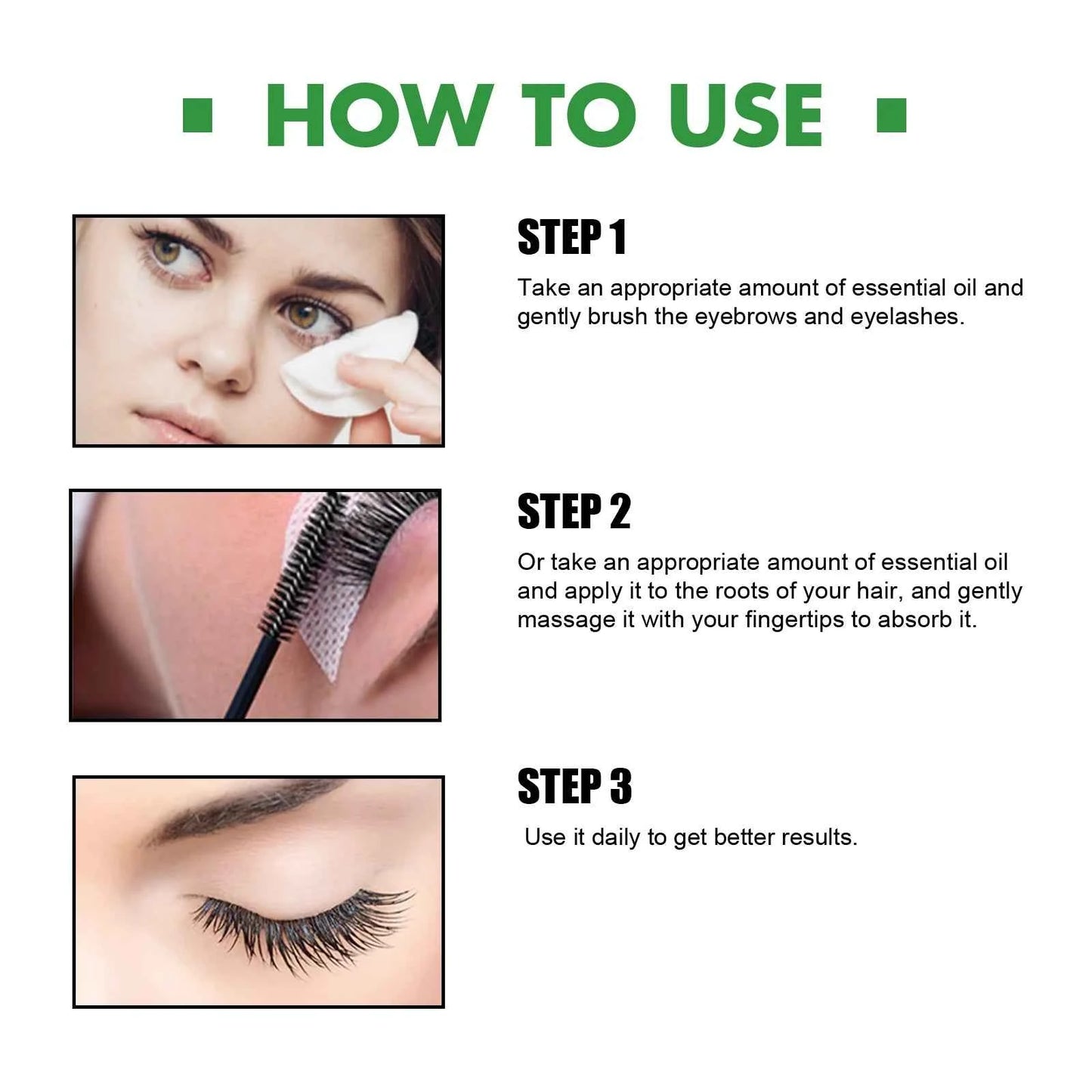 Black Castor Oil Nourishes Hair Growth Care Massage Scalp Treatment Baldness Repair Hydrates Liquid Anti Frizz Loss Hair Serum