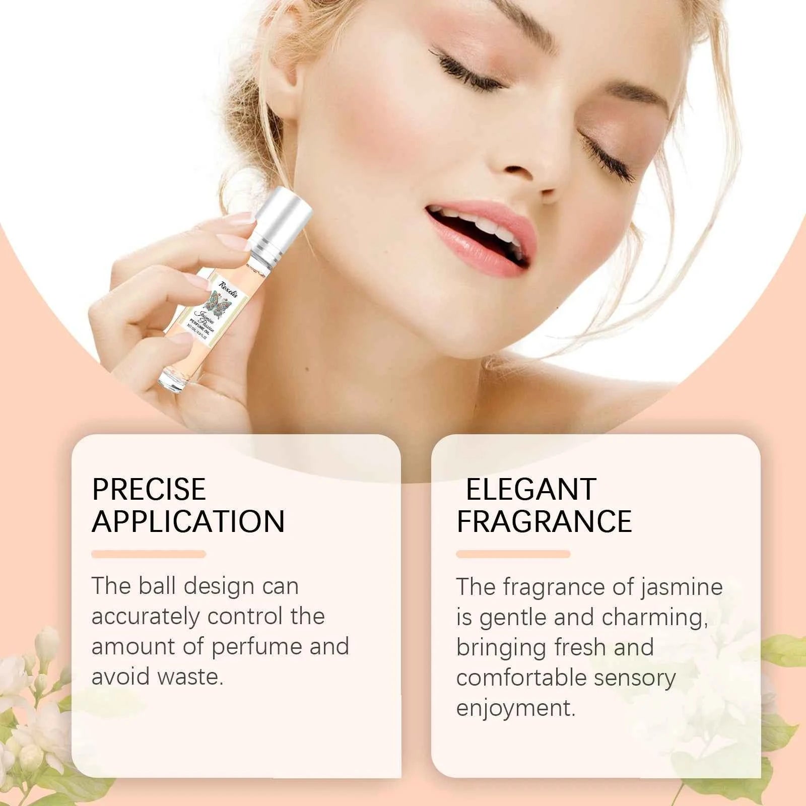 Roxelis Ball Jasmine Perfume Last Fragrance Portable Perfume Charming Charm Perfume Pheromone Fragrance Perfume Charm Fragrance