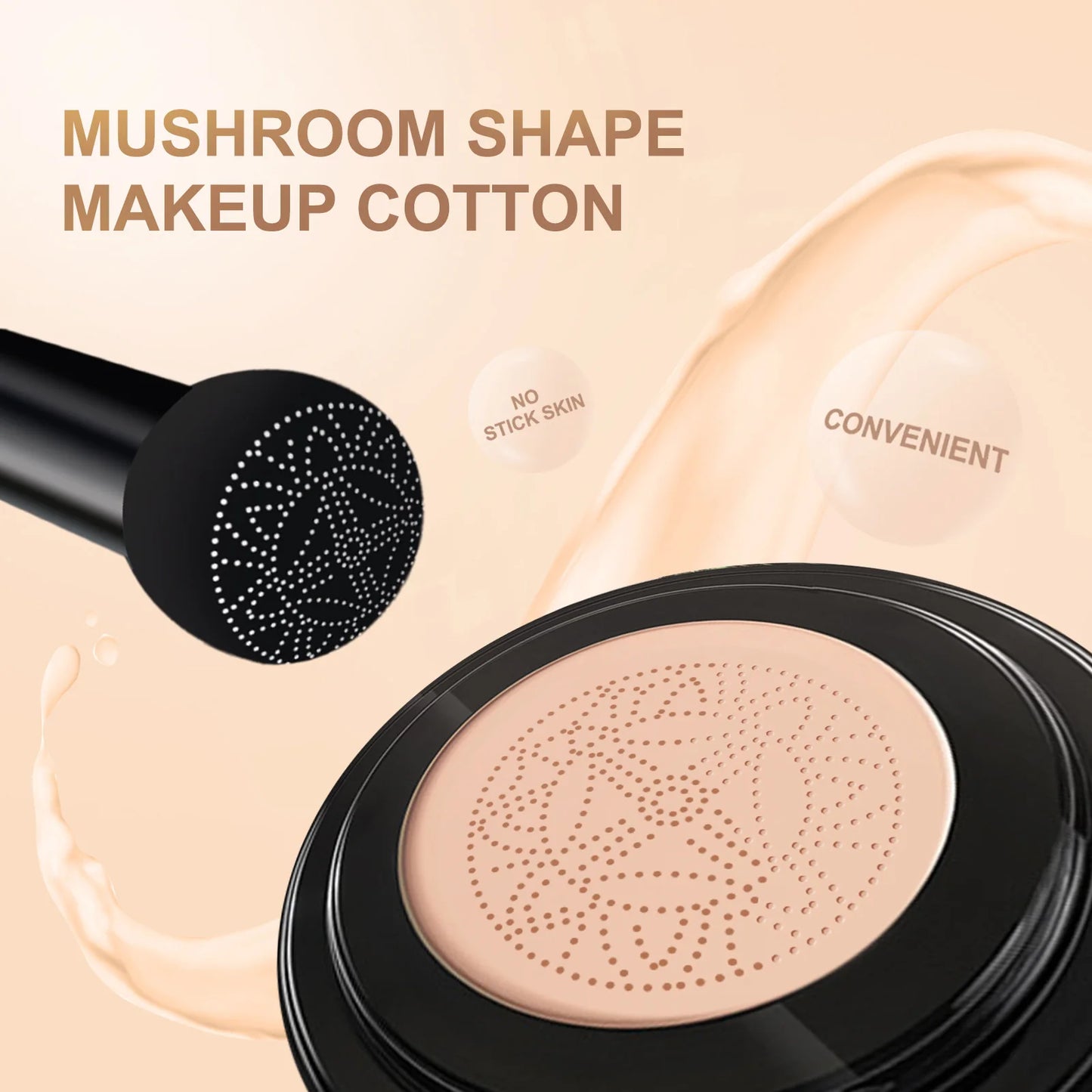 EELHOE Moisturizing Cushion BB Cream Perfect Concealer Glowing Skin Tone Enhance Luster Easy to Operate Lasting Makeup BB Cream - AMULET RING STORE