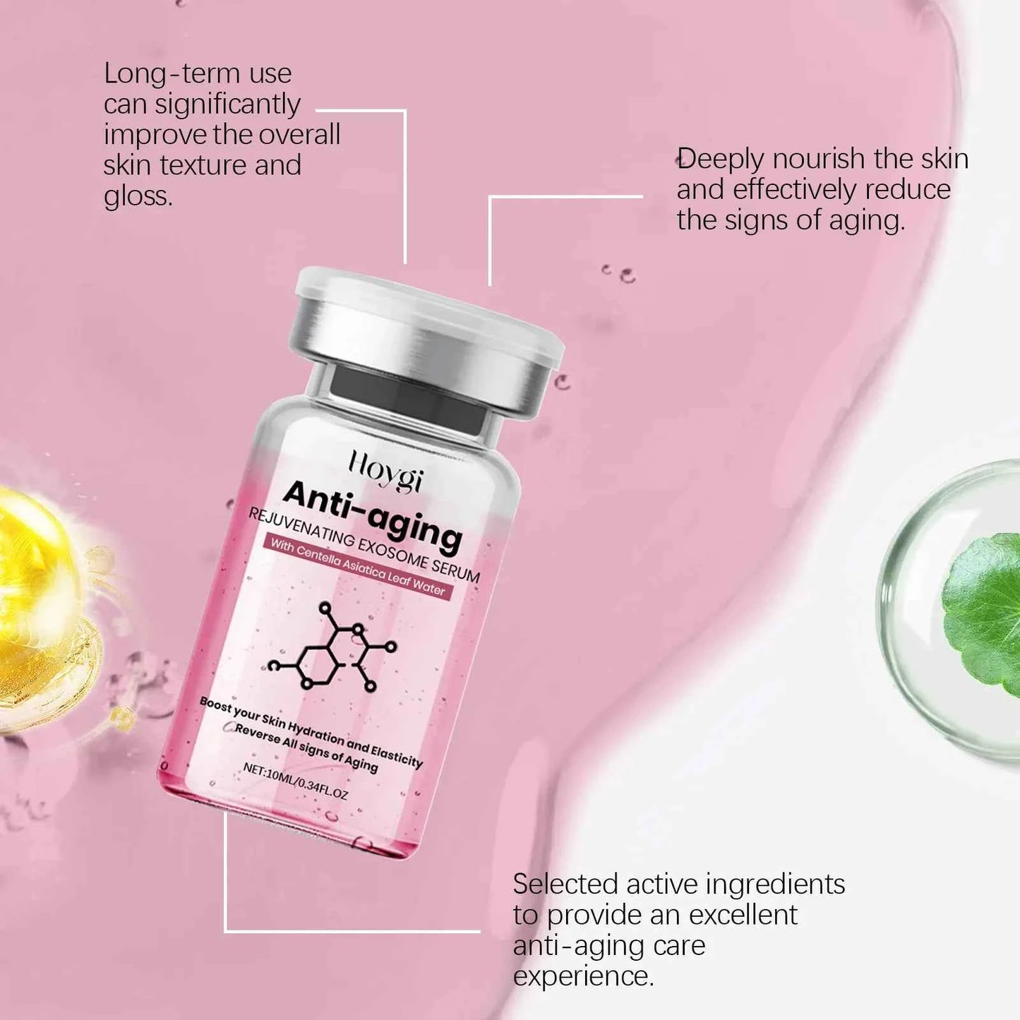 Hoygi 10ml Nourishing Niacinamide Serum Moisturizing Face Care Hydrating Skin Rejuvenating Firm Facial Skin Lifting Serum